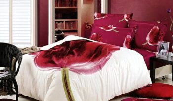 Комплект постельного белья красное Tango TS-145