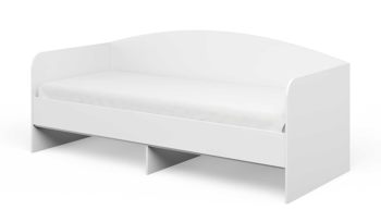 Кровать для мальчиков Сонум Crystal Белый (с основанием из ДСП)