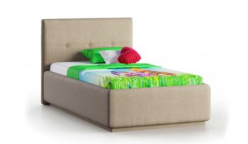 Кровать с ящиками Nuvola Bianco 90 Bravo cream (с подъемным механизмом)