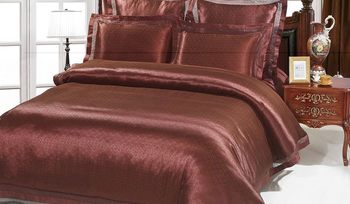 Комплект постельного белья коричневое Kingsilk SB-115