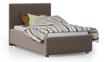 Кровать Коричневые Nuvola Bianco Style 90 Velutto 22 (с основанием)