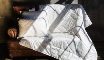 Одеяло 220х240 см German Grass Organic Linen Grass легкое