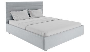 Кровать по распродаже Димакс Левита с подъемным механизмом 160x200 Экокожа Nitro Grey уцененная