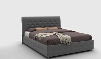 Кровать 200х200 см Sleeptek Premier 1 Велюр 16 (с основанием)