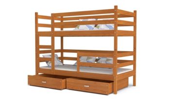 Кровать для мальчиков Фиеста Мебель Домик 2 Сосна двухъярусная 